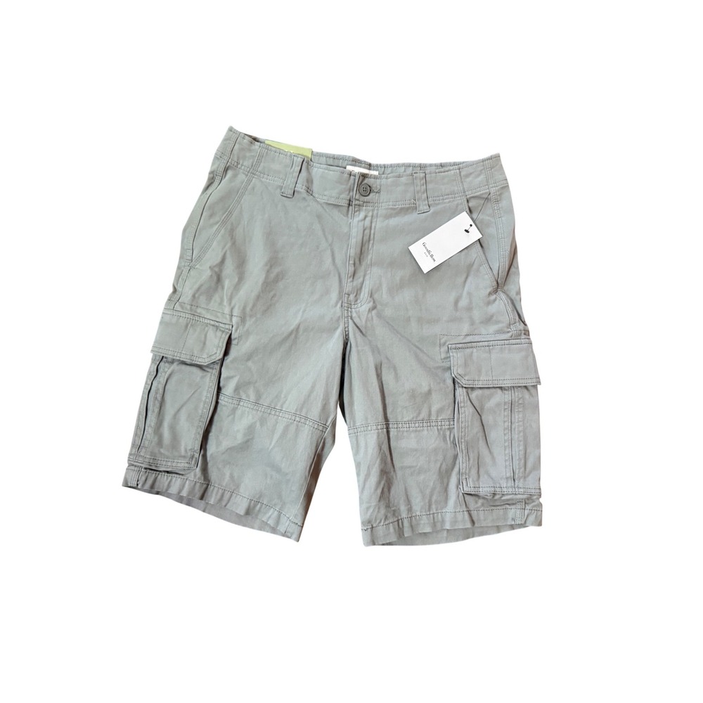 Goodfellow & Co Mens 34 Gray Cargo Shorts 11 Inch Inseam Stretch New With Tags